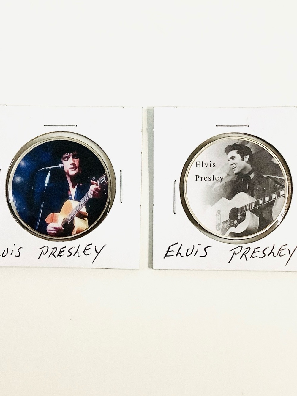 Collectible 2 Elvis Presley Commemorative Coins Make America Great Again Coins